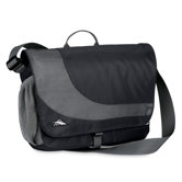Chip Laptop Messenger Bag in Black/Charcoal