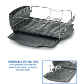 Advantage Dish Rack without Mat in Gray