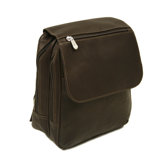 Entrepreneur Flap-Over Mini Backpack in Chocolate