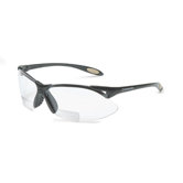 A900 Series Reader Magnifier Safety Glasses With Black Frame And Clear 1.5 Diopeter Anti-Scratch Lens