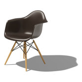Eames DAW - Molded Plastic Armchair with Dowel-Leg Base