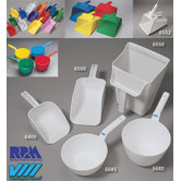 Ounce White Polypropylene Small Hand Scoop (12 Per Case)
