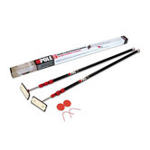 Low Cost ZipPole Spring Loaded Pole 2-Pack