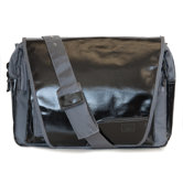 Digi Dude Canvas Laptop Bag in Black Coated / Grey