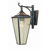 Amber Rays 1 Light Outdoor Wall Lighting