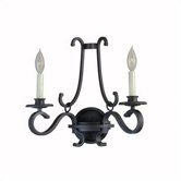 Sophisticated Detail  Wall Sconce in Rust