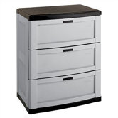 3 Drawer Utility Storage Cabinet