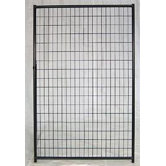 Lucky Dog Powder Coated Pet Gate with Panel