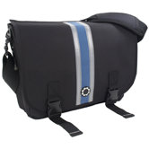 Center Stripe Messenger Diaper Bag