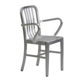 Argent Stacking Dining Arm Chairs (Set of 4)