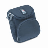 Ape Case AC220 Camera Bag, Nylon, 4-1/8 x 3-5/8 x 6-3/4, Black