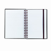 Poly Twinwire Notebook, Ruled, 5-7/8 x 4-1/8, White, 70 Sheets/Pad