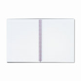 Polypropylene Twinwire Notebook, Margin Rule, Ltr, WE, 70 Sheets/Pd