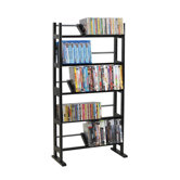 Element DVDs and Blu-Rays Multimedia Storage Rack