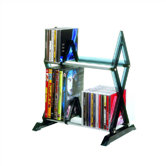 Mitsu 2 Tier Multimedia Tabletop Storage Rack
