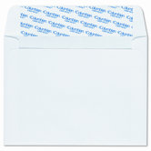 Invitation Envelopes with Grip-Seal, 4-3/8x5-3/4, White, 100/box