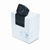 Heavy-Duty Draw/Tie Bags, Hexene Resin, 30 gal, 1.2mil, 30 1/2 x 34, BLK, 200/bx