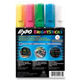 Bright Sticks Wet-Erase Fluorescent Marker Set, Bullet Tip, Assorted