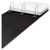 Gapless Loop Ring Binder, 11 x 8-1/2, 4" Capacity, Black