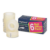 Invisible Permanent Mending Tape, 6/Pack