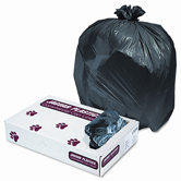 Industrial Strength Commercial Can Liners, 33Gal, 200/Carton