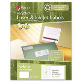 Recycled Name Badge Labels, 400/Box