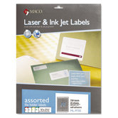 File Folder Labels, 2/3 x 3 7/16, Assorted, 750/Box