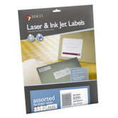 File Folder Labels, 2/3 x 3 7/16, White, 1500/Box