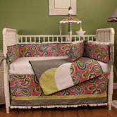 Crib Blanket in Pink Whimsey
