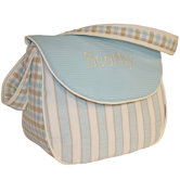 Spa Blue Messenger Diaper Bag