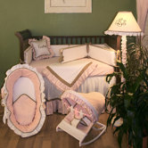 Classic Pink Crib Bedding Collection