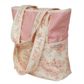 Etoile Pink Personalized Tote Diaper Bag