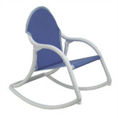 Denim Canvas Rocking Chair