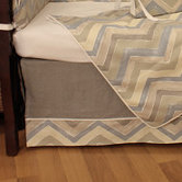 Chevron Crib Skirt