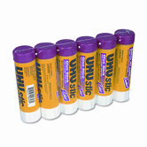 Stic Permanent Clear Application Glue Stick, 6/Pack