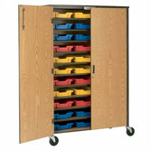 60" H Storage Cabinet with Optional Trays