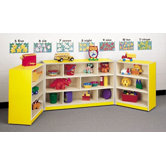 Koala-Tee Mobile Tri Folding Cubby Storage Shelves