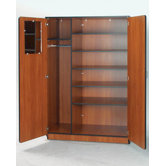 Illusions 84" H Teacher Wardrobe with Six Adjustable Shelves