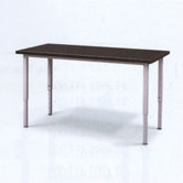 Adjustable Height Steel Frame Science Table with Black Epoxy Resin Top