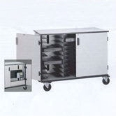 Mobile Laptop Storage with Split Charging Banks