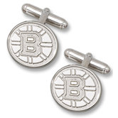 NHL Sterling Silver Logo Cuff Links