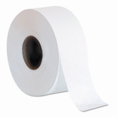 Jumbo Jr. One-Ply Bath Tissue Roll, 8 Rolls/Carton