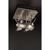 Square 8" Semi Flush Mount