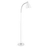 Task Floor Lamp in Chrome / White