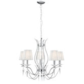Aegis Five Light Pendant in Chrome