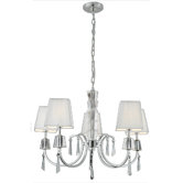 Portico Five Light Pendant in Chrome
