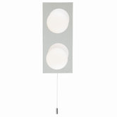 Bathroom Lights 2 Light Wall Light in Mirror Chrome
