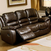 Providence Leather Reclining Sofa