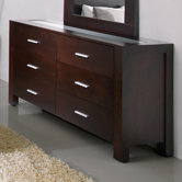 Azara 6 Drawer Dresser and Mirror Set