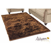 Multi-Tone Brown Shag Rug